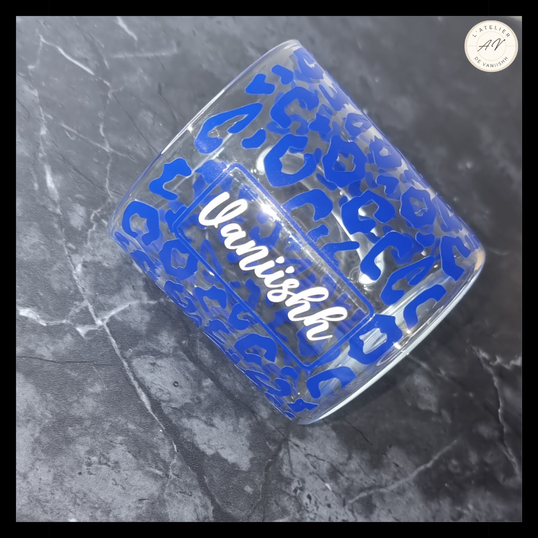 TASSE LEOPARD AVEC PRENOM