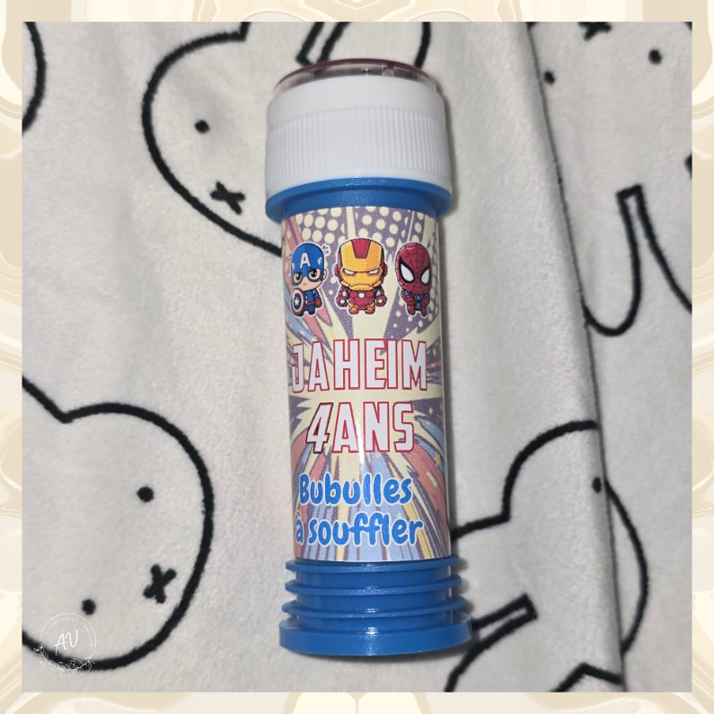 JOUET À BULLES PERSONNALISÉ