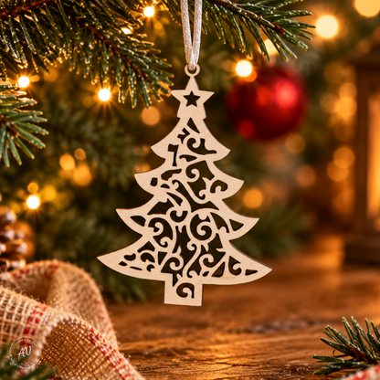 SUSPENSION DE NOËL EN BOIS